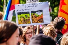 Fridays for Future Demonstration in Darmstadt Poster