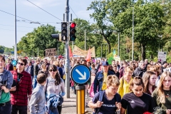 Fridays for Future Demonstration in Darmstadt