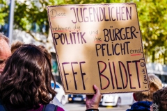 Fridays for Future Demonstration in Darmstadt Poster