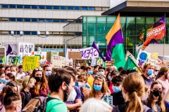 Fridays for Future Demonstration in Darmstadt